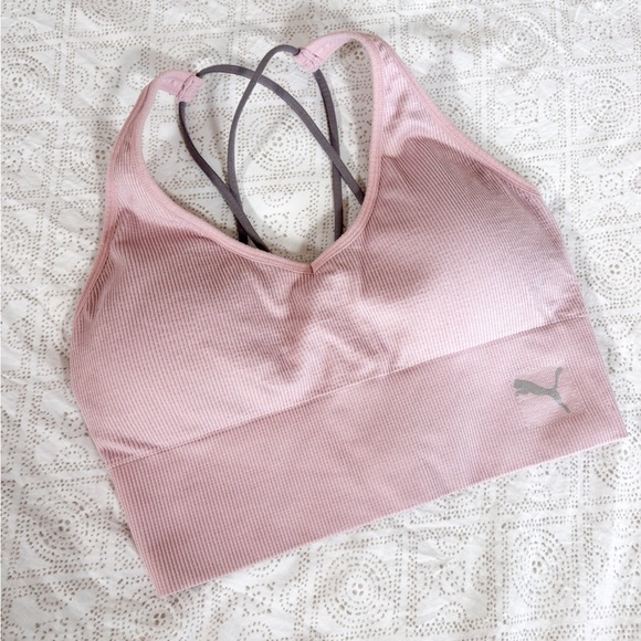 Puma Women's Blush Sports Bra - Picture 1 of 3
